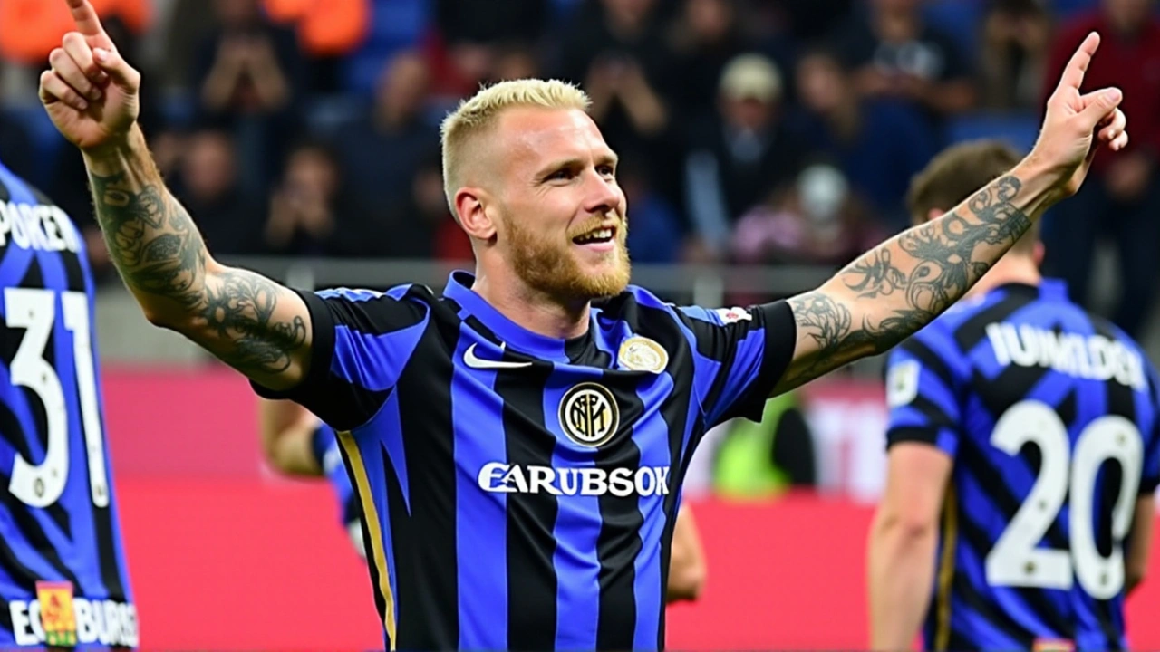 Inter Milan oslavují 13zápasovou sérii neporazitelnosti po triumfu nad Parmou