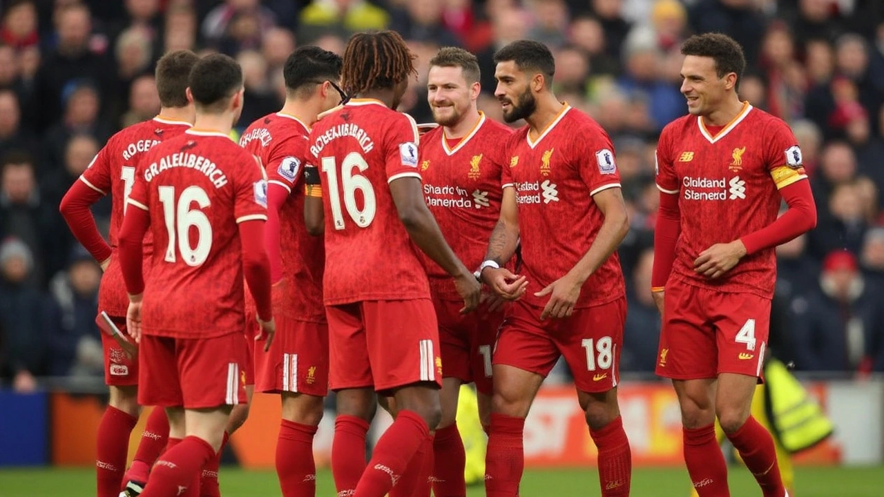Anglie v očekávání korunovace krále Karla III. a klíčového zápasu Liverpoolu