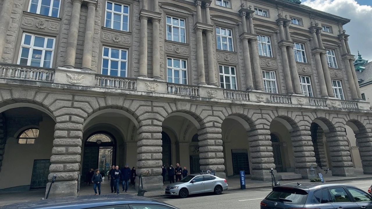 Policie zasahovala na Filozofické fakultě v Praze kvůli podezřelému chování: Dva lidé zadrženi