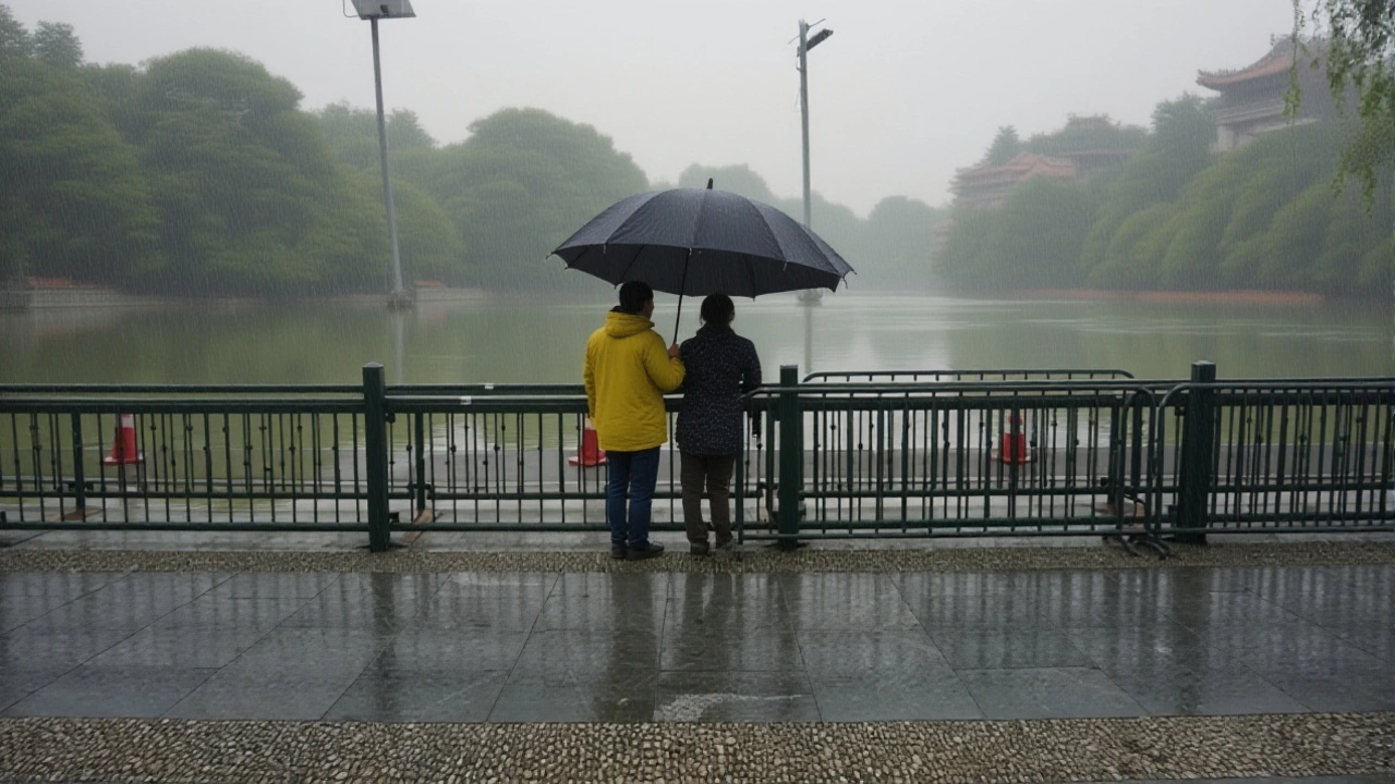 Oranžová výstraha před vichřicí uzavřela památky v Pekingu – vítr až 150 km/h