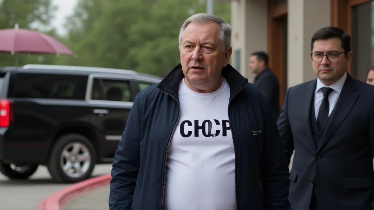 Lavrov v CCCP svetru na summitu v Aljašce vyvolal kontroverzi