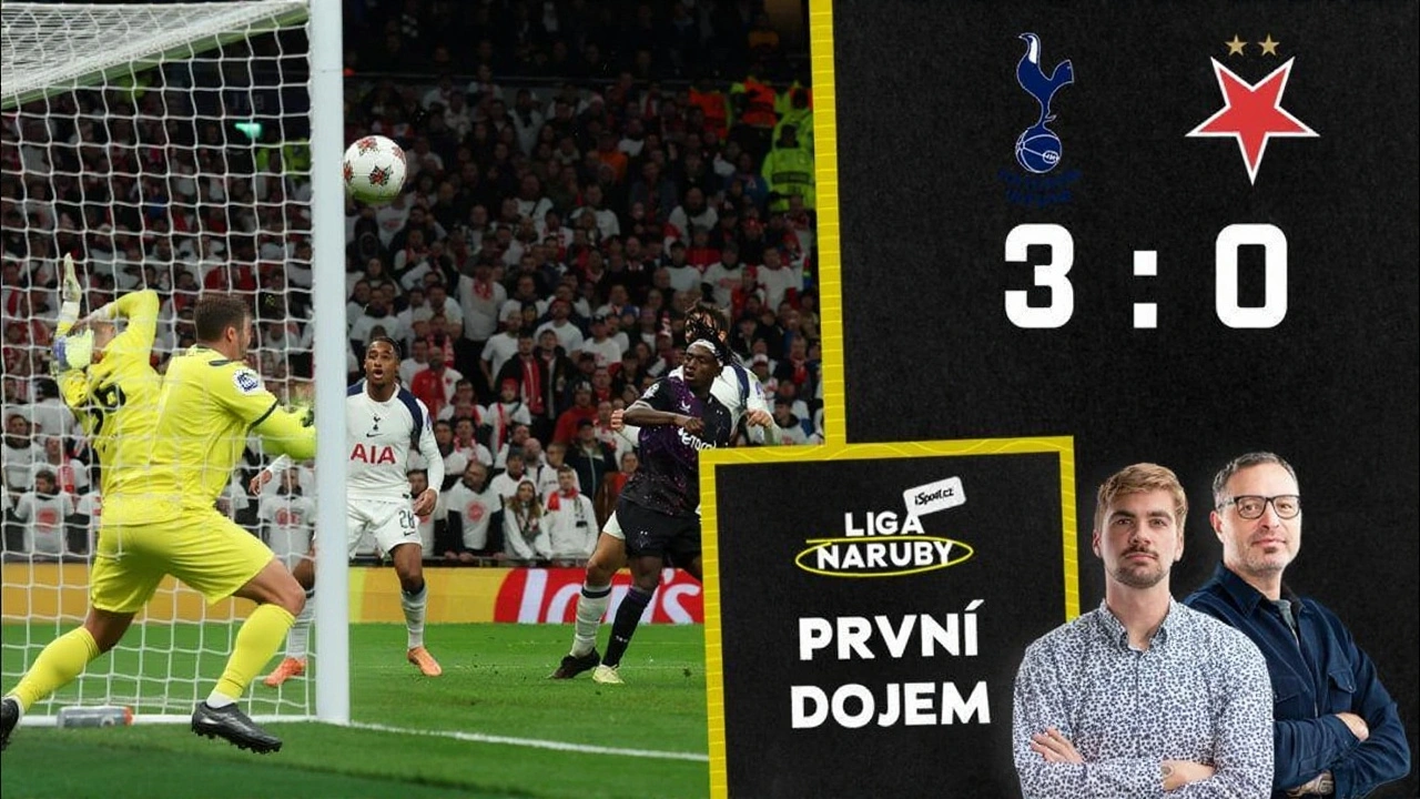 Tottenham vyhrál 3:0 nad Slavií a udržel naději na postup v Lize mistrů