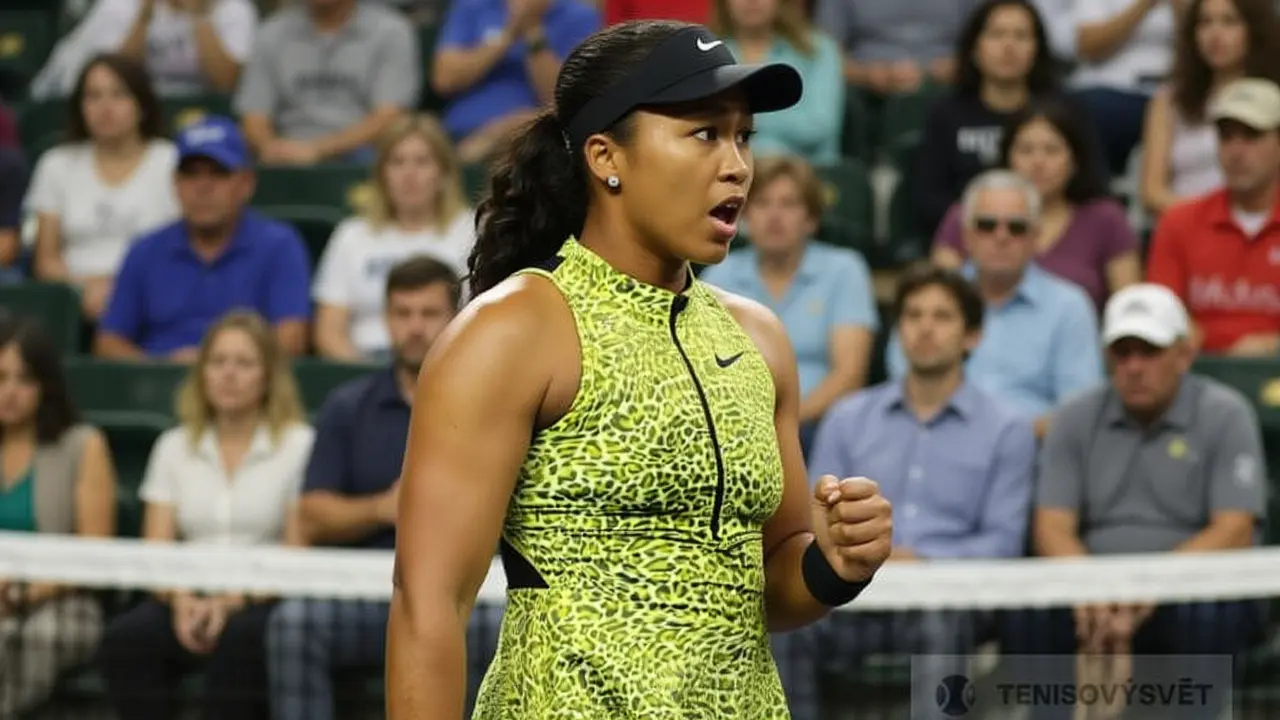 Naomi Osaka v Indian Wells: Leopardí outfit a zlato v ústech ohromily fanoušky