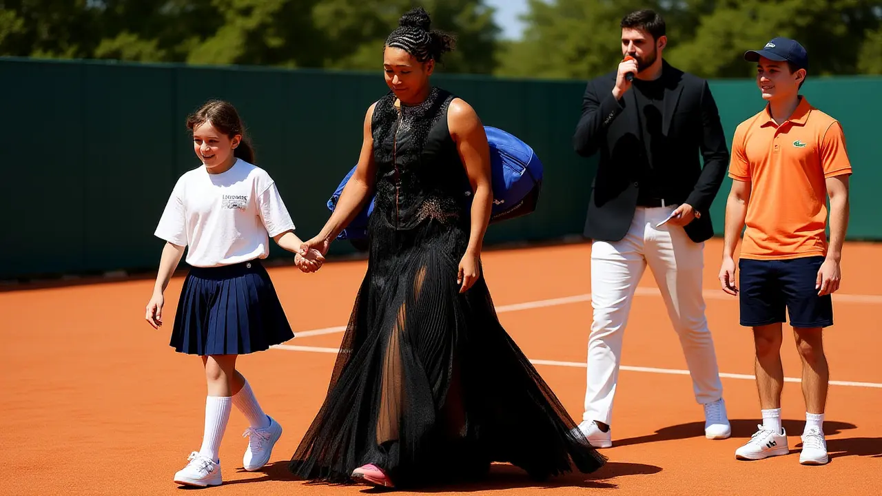 Osaka na Wimbledonu: Kimono za 60 sekund. Tenis nebo módní přehlídka?
